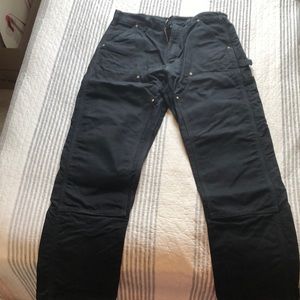 Brand new car hart pants 34x30 double knees fleece lined.